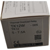 NEW Fuji TK12 TK12W-005 Thermal Overload Relay 5-7.5A 3 Pole 1NO 1NC