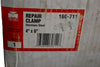 NEW B&K 160-711 Stainless Steel Pipe Repair Clamp 4 inch x 6 inch 2-Bolt