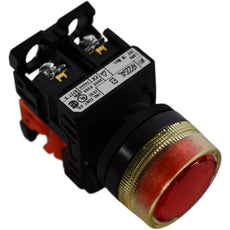 Fuji AR22G4L Red Push Button Switch 22mm Momentary Illuminated Guard