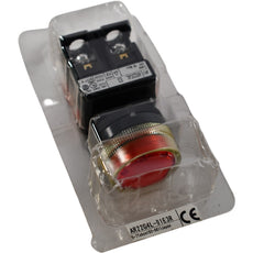 NEW Fuji AR22G4L-01E3R Push Button Switch 24V Red Illuminated Momentary 1NC
