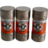 NEW Mersen Ferraz Shawmut AJT60 Smart Spot 60A 600V AC Class J Time Delay Fuse Lot of 3