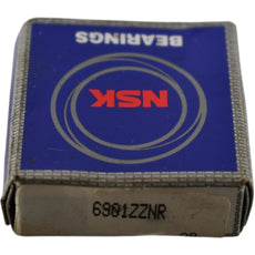 NEW NSK 6901ZZNR Deep Groove Ball Bearing 12mm ID 24mm OD 6mm Snap Ring