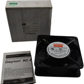 DAYTON 4WT46 Standard Square Axial Fan: 4 11/16 in Ht, 1 1/2 in Dp, 115 cfm, IP20, Cast Aluminum, 115V AC