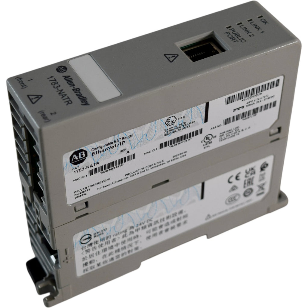 NEW Allen-Bradley 1783-NATR Configurable NAT Router – VB Industrial Supply