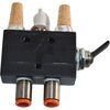 Bimba HP45-1/8-DT Detented Toggle Air Valve 4 Way 5 Port 1/8 NPT