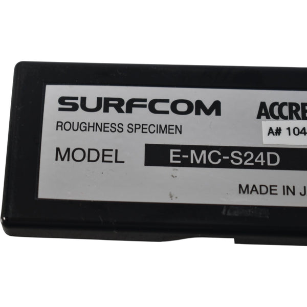 Accretech SURFCOM E-MC-S24D Roughness Calibration Standard Block – VB ...