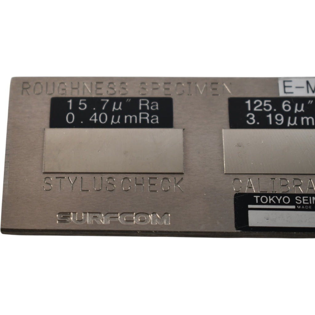 Tokyo Seimitsu Accretech E-MC-S24C SURFCOM Roughness Calibration Stand ...