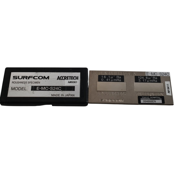 Accretech Tokyo Seimitsu E-MC-S24C Roughness Specimen Surfcom Calibrat ...