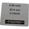 Fischer A128638 Calibration Foil 0.88 mils 22.4um for Coating Thickness Gauge