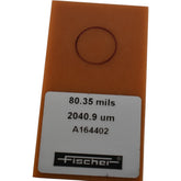 Fischer A164402 Calibration Foil 80.35 mils 2040.9 um for Coating Thickness Gauge