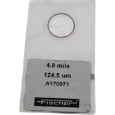 Fischer A170071 Calibration Foil 4.9 mils 124.5 um for Coating Thickness Gauge