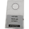 Fischer A170071 Calibration Foil 4.9 mils 124.5 um for Coating Thickness Gauge