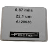 Fischer A128636 Calibration Foil 0.87 mils 22.1 um for Coating Thickness Gauge