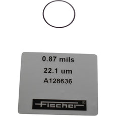 Fischer A128636 Calibration Foil 0.87 mils 22.1 um for Coating Thickness Gauge