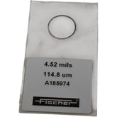 Fischer A185974 Calibration Foil 4.52 mils 114.8 um for Coating Thickness Gauge
