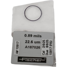 Fischer A187026 Calibration Foil 0.89 mils 22.6 um for Coating Thickness Gauge