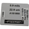 Fischer A181868 Calibration Foil 0.9 mils 22.9 um for Coating Thickness Gauge