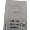Fischer A174893 Calibration Foil 4.93 mils 125.2 um for Coating Thickness Gauge