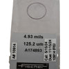 Fischer A174893 Calibration Foil 4.93 mils 125.2 um for Coating Thickness Gauge