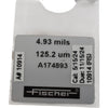 Fischer A174893 Calibration Foil 4.93 mils 125.2 um for Coating Thickness Gauge