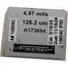 Fischer A173694 Calibration Foil 4.97 mils 126.2 um for Coating Thickness Gauge