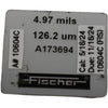 Fischer A173694 Calibration Foil 4.97 mils 126.2 um for Coating Thickness Gauge