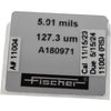 Fischer A180971 Calibration Foil 5.01 mils 127.3 um for Coating Thickness Gauge