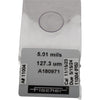 Fischer A180971 Calibration Foil 5.01 mils 127.3 um for Coating Thickness Gauge
