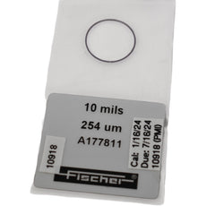 Fischer A177811 Calibration Foil 10 mils 254 um for Coating Thickness Gauge
