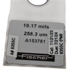 Fischer A153781 Calibration Foil 10.17 mils 258.3 um for Coating Thickness Gauge