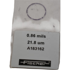 Fischer A183162 Calibration Foil 0.86 mils 21.8 um for Coating Thickness Gauge