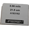 Fischer A183162 Calibration Foil 0.86 mils 21.8 um for Coating Thickness Gauge