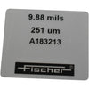Fischer A183213 Calibration Foil 9.88 mils 251 um for Coating Thickness Gauge