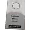 Fischer A182653 Calibration Foil 9.88 mils 251 um for Coating Thickness Gauge