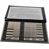 Flexbar 16008 Composite Surface Roughness Standards Set 30 Specimens Gage