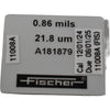 Fischer A181879 Calibration Foil 0.86 mils 21.8 um for Coating Thickness Gauge