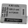 Fischer A172630 Calibration Foil 4.93 mils 125.2 um for Coating Thickness Gauge