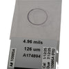 Fischer A174894 Calibration Foil 4.96 mils 126 um for Coating Thickness Gauge