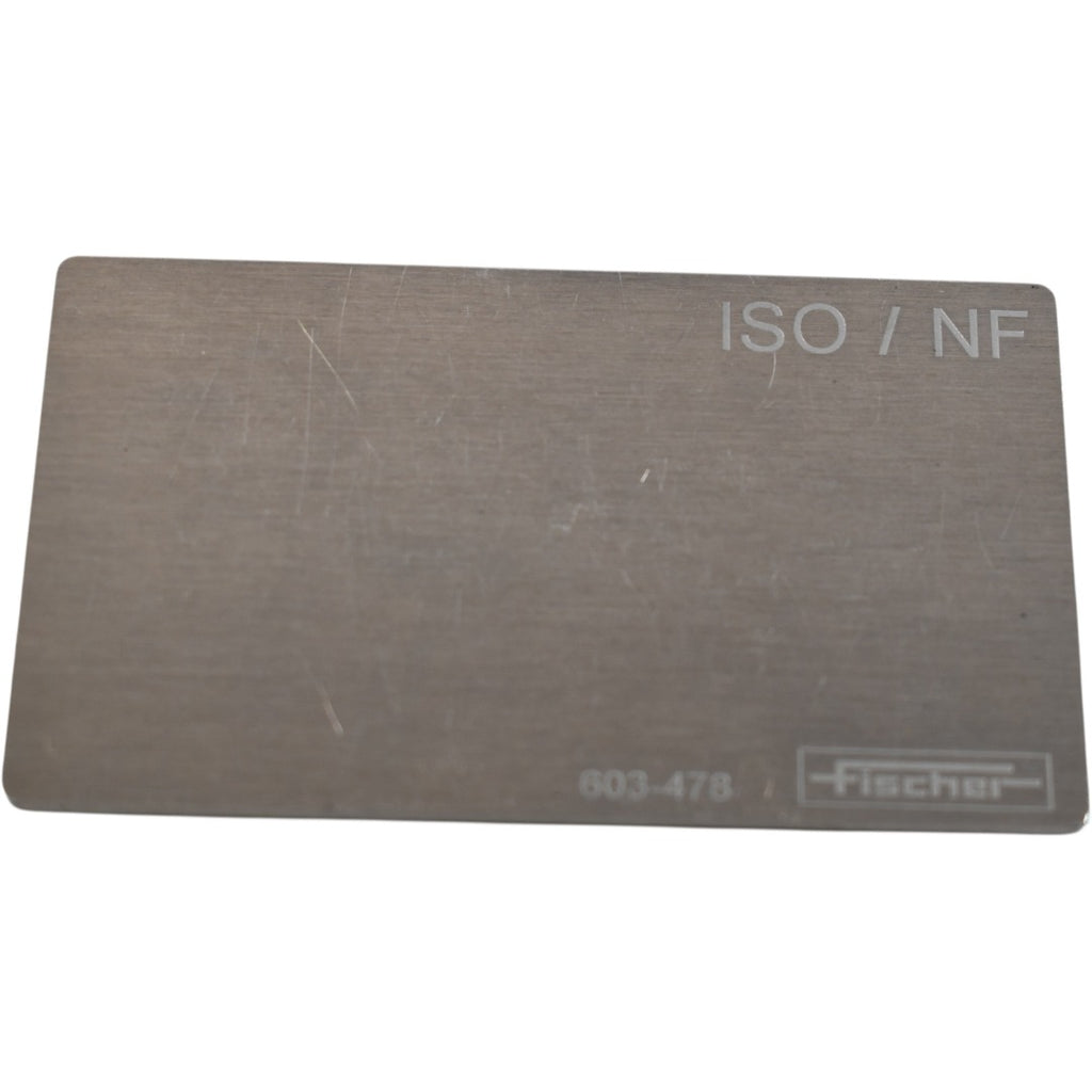 Fischer 603-478 Calibration Plate NF Non-Ferrous for Film Thickness Ga ...