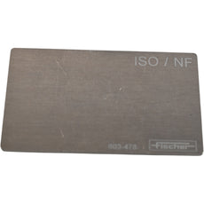 Fischer 603-478 Calibration Plate NF Non-Ferrous for Film Thickness Gauge ISO/NF