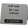 Fischer A183163 Calibration Foil 0.87 mils 22.1 um for Coating Thickness Gauge