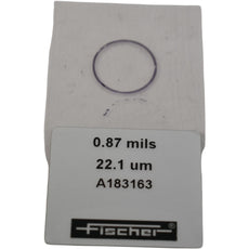 Fischer A183163 Calibration Foil 0.87 mils 22.1 um for Coating Thickness Gauge
