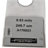 Fischer A176823 9.83mils 249.7um Isoscope Permascope Calibration Foil Shim