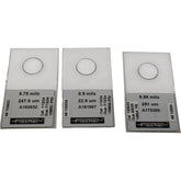Lot 3 Fischer A175389 A181867 A182652 9.88 0.9 9.75 mil Calibration Foils