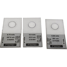 Lot 3 Fischer A175389 A181867 A182652 9.88 0.9 9.75 mil Calibration Foils