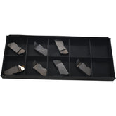 Pack of 7 NEW Horizon HTN WF072006 06 C23 Carbide Grooving Inserts