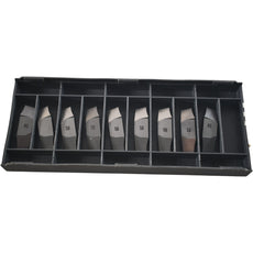 Pack of 9 NEW Iscar GIPA 8-35V-1.20 IC20 Carbide Grooving Inserts
