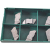 Pack of 6 NEW Tool-Flo FLGP-3125R C3 Carbide Grooving Inserts