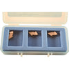 Pack of 3 NEW Shape-Master 13275 NT-2R Rev B SM-800 PCBN Turning Inserts