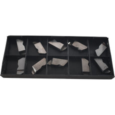 Pack of 10 NEW Horizon HTN WF072006 01 C23 Carbide Grooving Inserts 141760